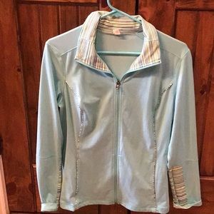 Under Armour Women's All Season Gear Full Zip Jacket Mint Green, size Large